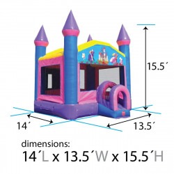 Princess20bounce20dimensions 1713300539 Princess Castle Bounce House